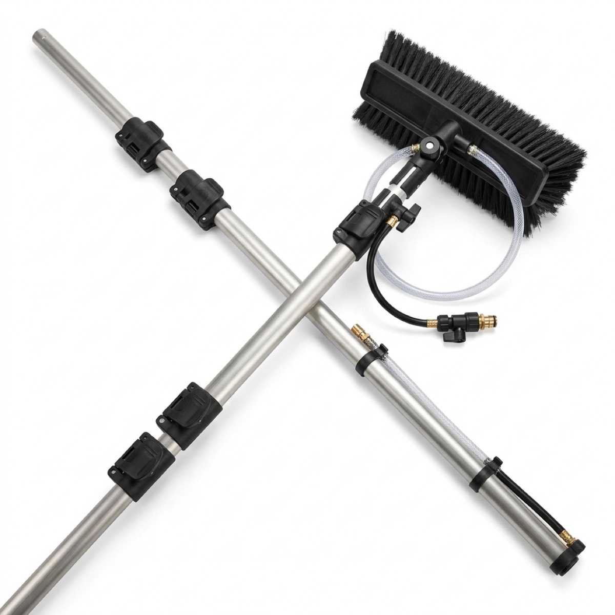 Telescopische wasborstel set (6 m)
