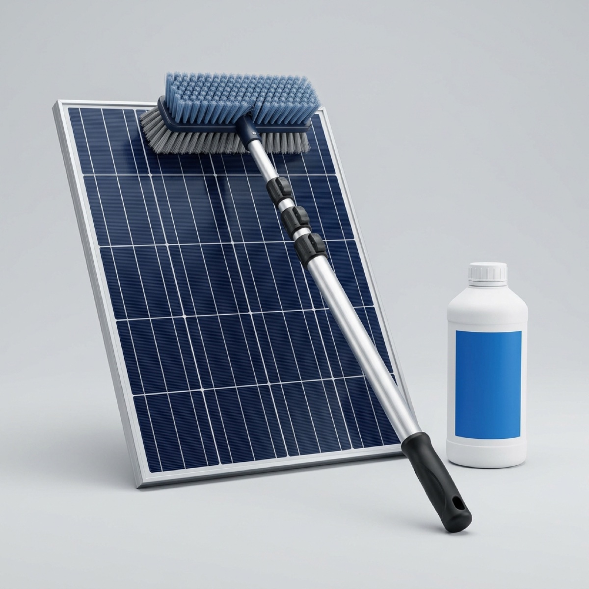 Zonnepanelen reinigingsset